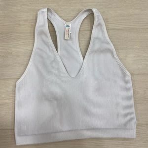 Free people tank bra crop top
